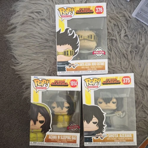 Funko Pop! My Hero Academia Aizawa Sleeping Bag #1014 SE, #376 SE, #375