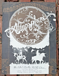 Vintage 2004 Atmosphere Concert Poster Rhymesayers Aaron Horkey Screen Print