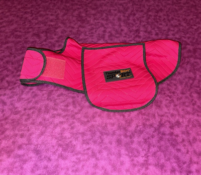 ThunderShirt Sport Dog Anxiety Vest Size S Pink/Gray Polyester, Machine Wash