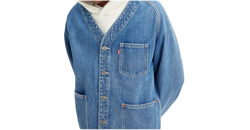 NEW* Size XL - LEVIS - Mens Union Engineer Jacket Denim Cardigan