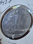 1943 P WALKING LIBERTY HALF DOLLAR. Dark Toning Melt Price. Combined Shipping
