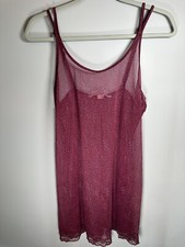 Victorias Secret SLT leopard print chemise slip lingerie size medium