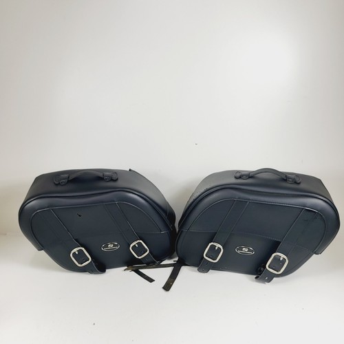 Saddlemen Drifter Motorcycle Saddlebags w/ Shock Cutaway Versatile Mount Harley - Picture 1 of 15