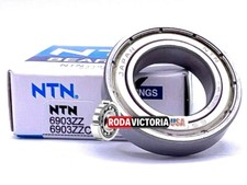 NTN JAPAN 6903 ZZ DEEP GROOVE BALL BEARING, METAL SHIELDED 17x30x7mm 61903 ZZ