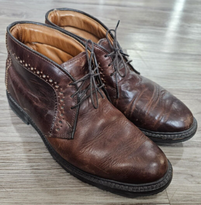 Allen Edmonds Shoes Bellevue Size 9 EEE Brown Leather Ankle  display picture 1