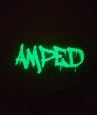 Glow In The Dark Vinyl Decal Sticker Green Drip Effect Phones Laptops Decor New