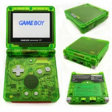 Nintendo Game Boy Advance GBA SP Clear Green System AGS 101 Brighter NEW