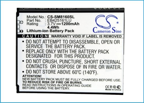 3.7V battery for Samsung GT-S7562i, SGH-T599, Galaxy Trend II Duos, Galaxy Exhib - Picture 5 of 5