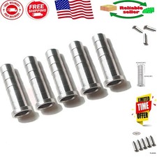 12 Aluminum Arrow Inserts   Perfect Fit for Compound  Recurve Bows 6/7.6mm 