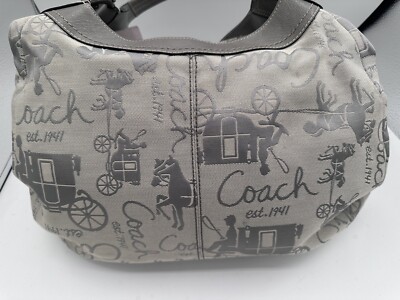 バッグ COACH Soho Hobo bag Horse and Carriage COACH SOHO LYNN HORSE & CARRIAGE LARGE HOBO BAG #15209 | eBay