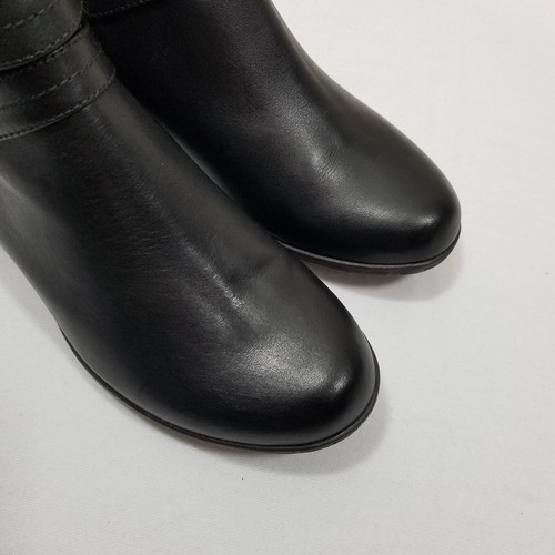 Rockport Womens Carly Strap Bootie Ankle Boots Side Zip Leather Size 6.5 Black. - Picture 7 of 13