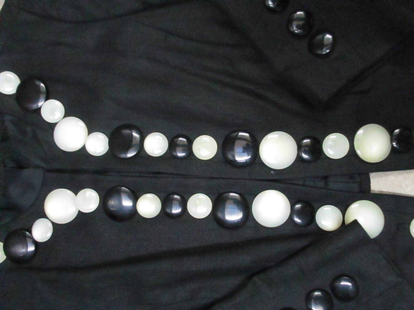 Parameter Women's Black 100% Linen Jacket w/Butto… - image 8