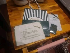Vintage Greenbrier Resort Hotel Bag & Shoe Cloth & Sewing Kit Plus Extras