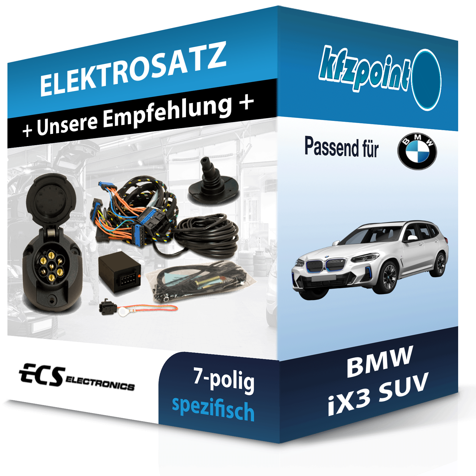 FüR Bmw Ix3 Suv 07.2020-Jetzt Ecs E-Satz 7Polig Fahrzeugspezifisch Elektrosatz-image
