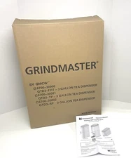 NEW Grindmaster-Cecilware 3 Gallon Stainless Steel Ice Tea Dispenser GTD3-FOT