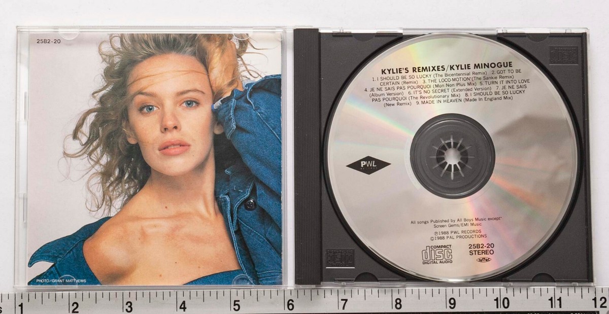 KYLIE MINOGUE KYLIE'S REMIXES Japan CD 1989 PWL Records 25B2-20 w