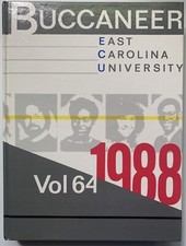 1988 EAST CAROLINA UNIVERSITY YEARBOOK, JIMMY BUFFET, THE FIXX CONCERT PHOTOS