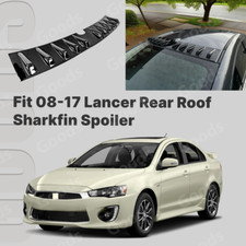 Rear Shark Fin Roof Car Spoiler Vortex Generator For Mitsubishi Lancer 2008-2017