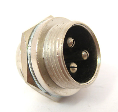 Multi-pin Mobile/Microphone Connector: Male Chassis Socket: 3-Pin