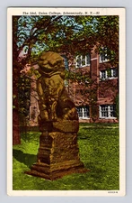 Postcard New York Schenectady NY Union College Idol 1952 Posted Linen