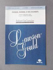 Dormi, Dormi, O Bel Bambin - 2002 sheet music - SATB Voices w/ Soprano Solo- Ita