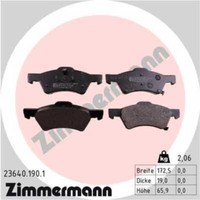 Zimmermann BremsbeläGe Bremsbelegsatz Vorne FüR Chrysler Voyager IV