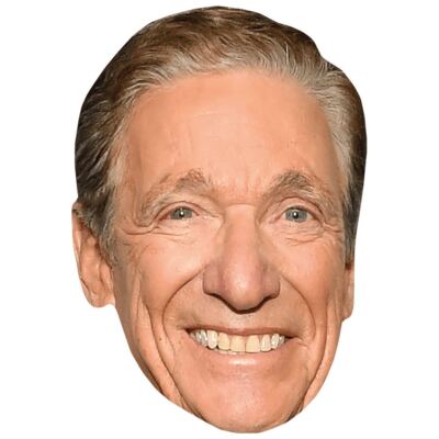 Maury Povich (Smile) Celebrity Mask, Flat Card Face