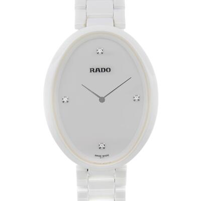 Rado Esenza 33mm Ceramic Touch White Diamond Dial Quartz Ladies