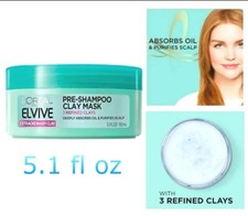 L'Or al Paris Hair Expert Extraordinary Clay Pre-Shampoo Cleaning Mask, 5.1 oz