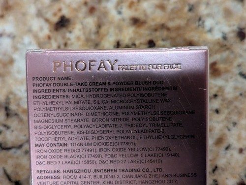 Phofay Double Take Cream & Powder Blush Duo Palette #02 Matte Red 0.23 oz - 第 5/7 張圖片