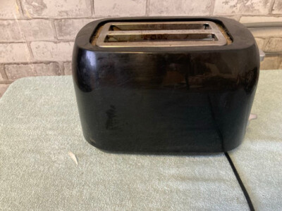 George Home Schwarz 2 Scheiben Toaster Auftauen Aufwärmen Abbrechen Taste 7 Heizstufen