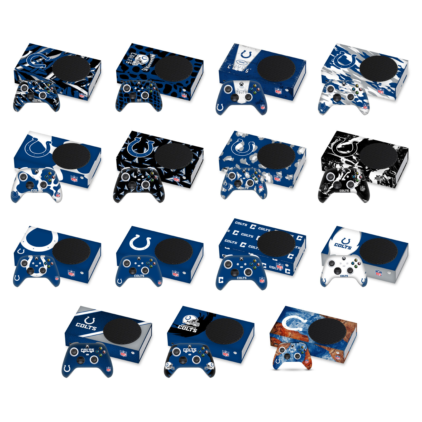 OFFICIAL NFL INDIANAPOLIS COLTS VINYL SKIN FOR SERIES S CONSOLE & CONTROLLER