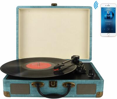 Turntable Player Miric Tocadiscos Record Player Vintage 3-Speed