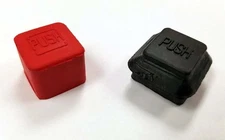 Dimmer & Kill Switch Cap Yamaha Snowmobiles Rubber Black Red [8E3839560100]