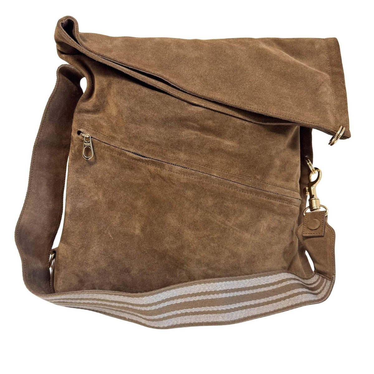 BOTTEGA VENETA Archive Brown Suede Shoulder Bag | eBay