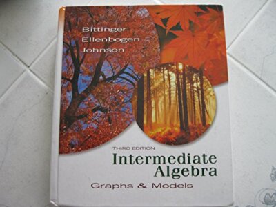 Intermediate Algebra: Graphs  - Hardcover - GOOD