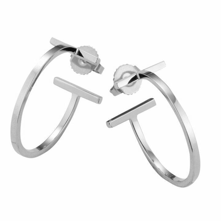 【消毒済み】　 Tiffany   T-Wire Hoop Pierce 消毒済み】 Tiffany T-Wire Hoop Pierce - アクセサリー