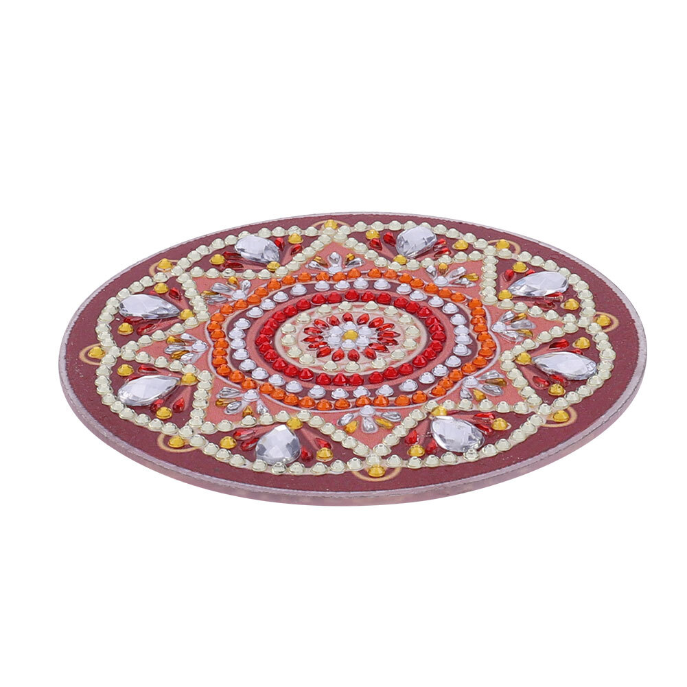 5pcs Drink Coasters 10x10x0.5cm DIY Coasters Set for Any Table Type