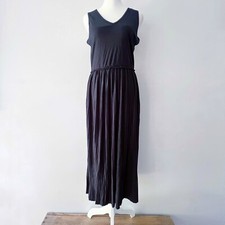 Tahari NWT Women Pleated Maxi Dress Small Minimalist Balletcore Capsule Timeless