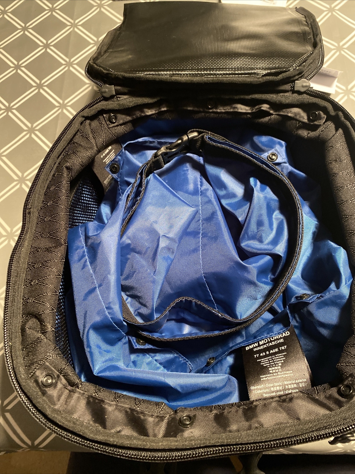 BMW Motorrad Adventurer Black Collection Tank Bag Large R1250 GS