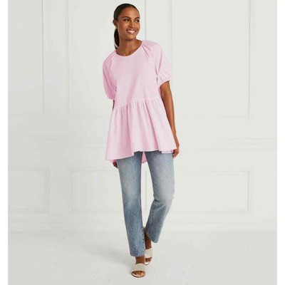 HILL HOUSE Ballerina Pink the Francesca Top NWT