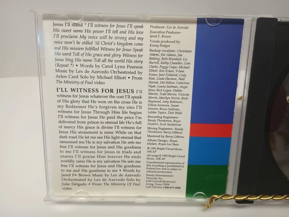 Songs From All The Animated Stories From The New Testament 728338223129 CD BIBLE Foto 4 de 4