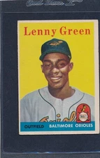 1958 Topps #471 Lenny Green Orioles EX 58T471-82515-3