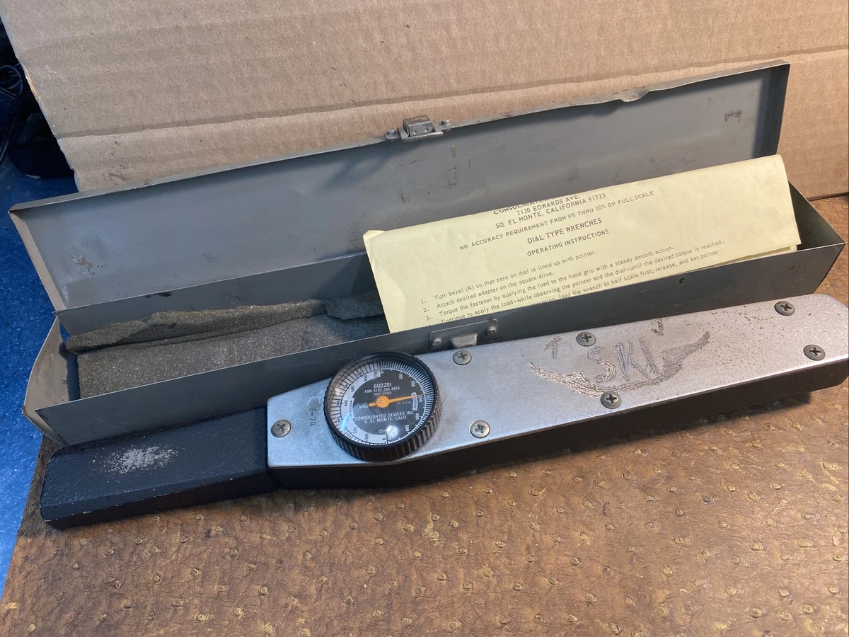Consolidated devices torque wrench deals