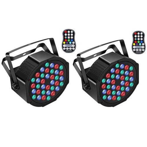 U`King 16 Pack RGB LED Par Strahler, 36 LED Bühnenlicht Partylicht mit U`King 16 Pack RGB LED Par Strahler, 36 LED Bühnenlicht Partylicht mit