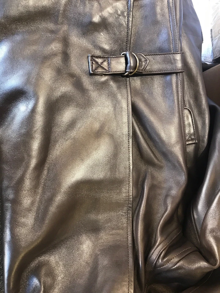 Chaqueta de cuero de piel de cordero Indiana Jones Raiders talla 42 Foto 3 de 4