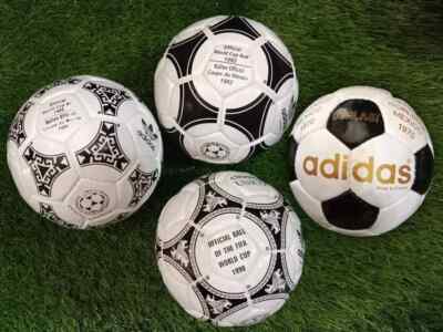 Adidas 4pcs Soccer Ball 1970,82,86,90, Official Match Ball FIFA