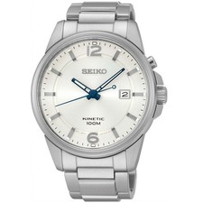 Seiko Business Analog Mens Kinetic Silver Watch Ska723p1 SKA721P1 for sale  online | eBay