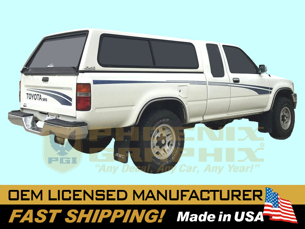 1993 (1989 1990 1991 1992 1994 1995) Toyota Truck 4X4 SR5 Stripes Graphic Decals