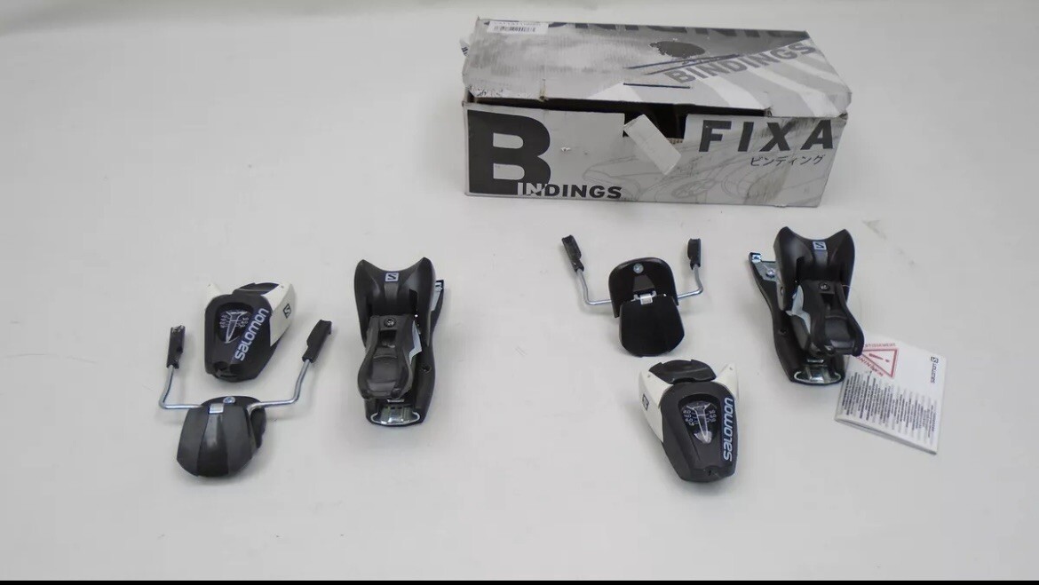 Attacchi sci Salomon L4113110010 N L7 GW B80 nero bianco 2023